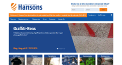 Desktop Screenshot of hansons.dk